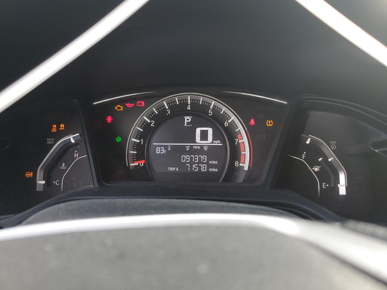 2016 Honda Civic VIN 2HGFC2F59GH519670 Copart auction photo, water/flood / front end damage thumbnail 9