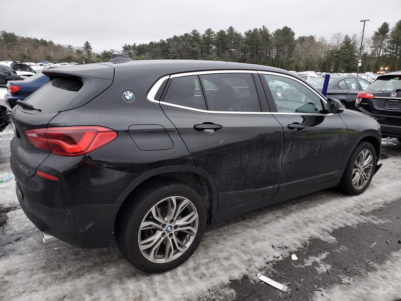 2018 BMW X2 VIN WBXYJ5C37JEF77007 Copart auction photo, front end / undercarriage damage thumbnail 3