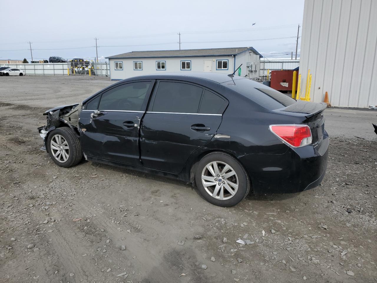 2015 Subaru Impreza VIN JF1GJAC69FH012438 Copart auction photo, front end / side damage thumbnail 2