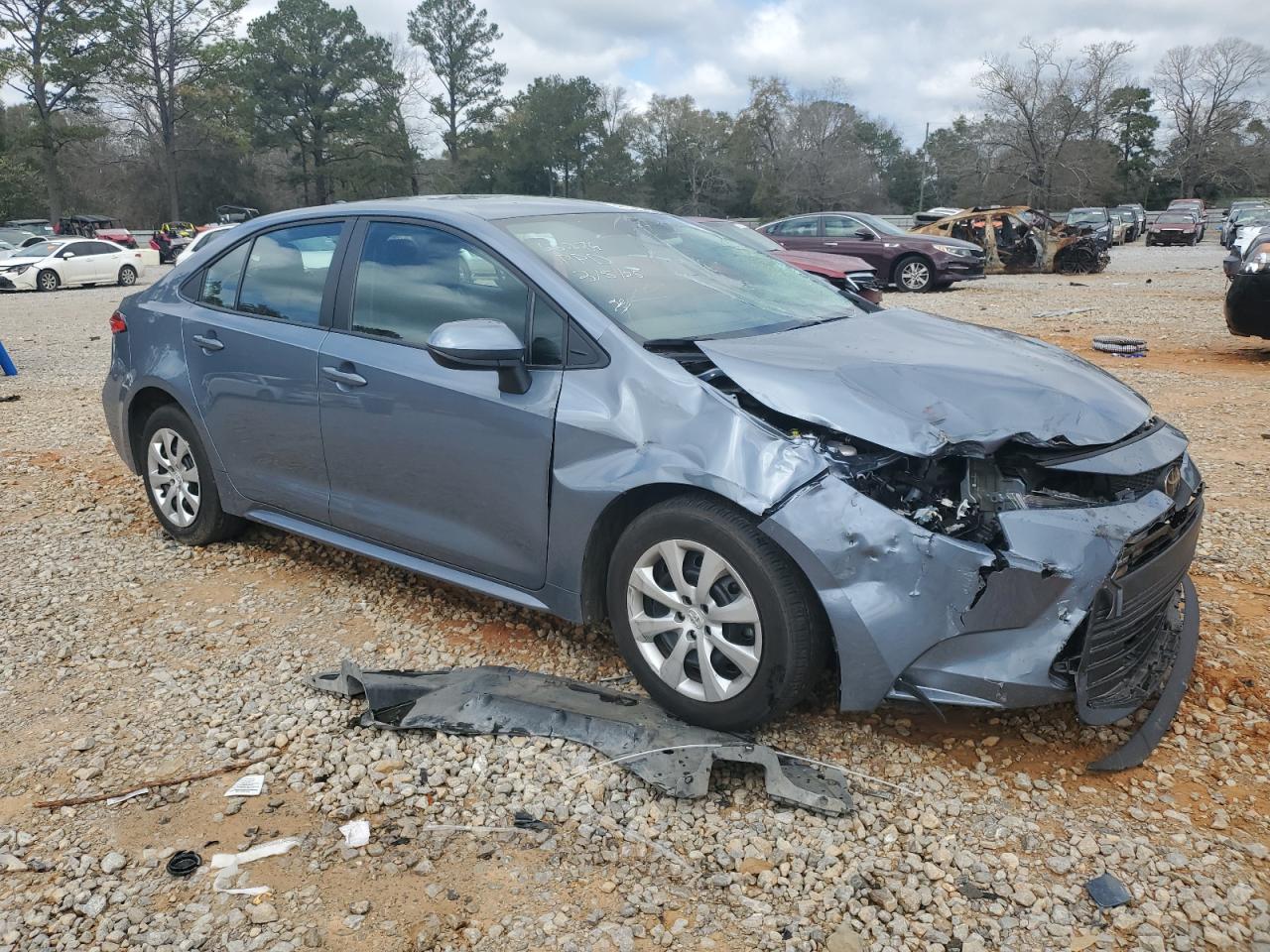 2024 Toyota Corolla VIN 5YFB4MDE5RP167628 Copart auction photo, front end / top/roof damage thumbnail 4