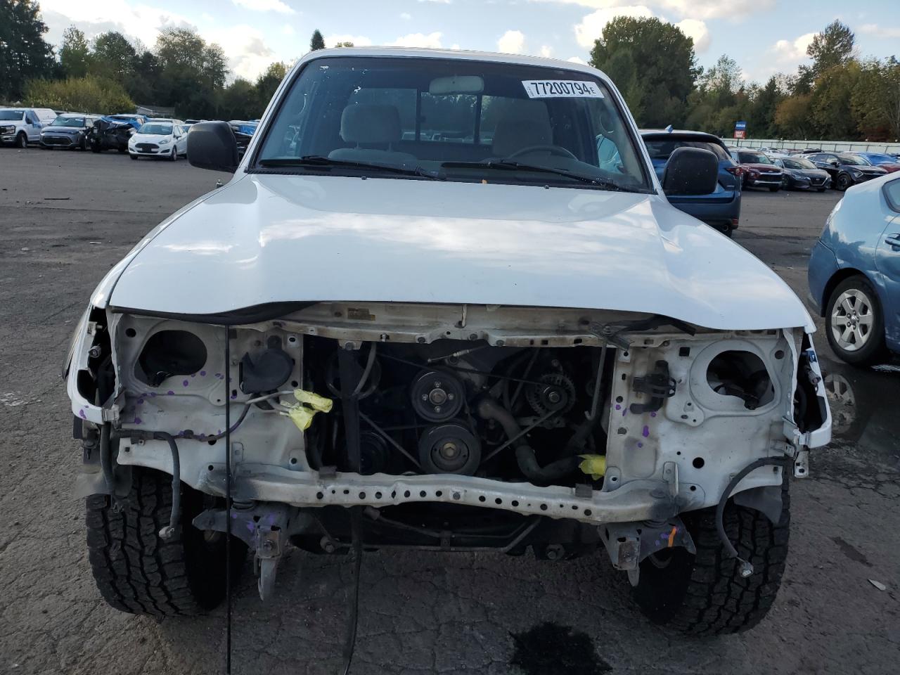 2002 Toyota Tacoma VIN 5TEWN72N12Z040815 Copart auction photo, front end / rear end damage thumbnail 5