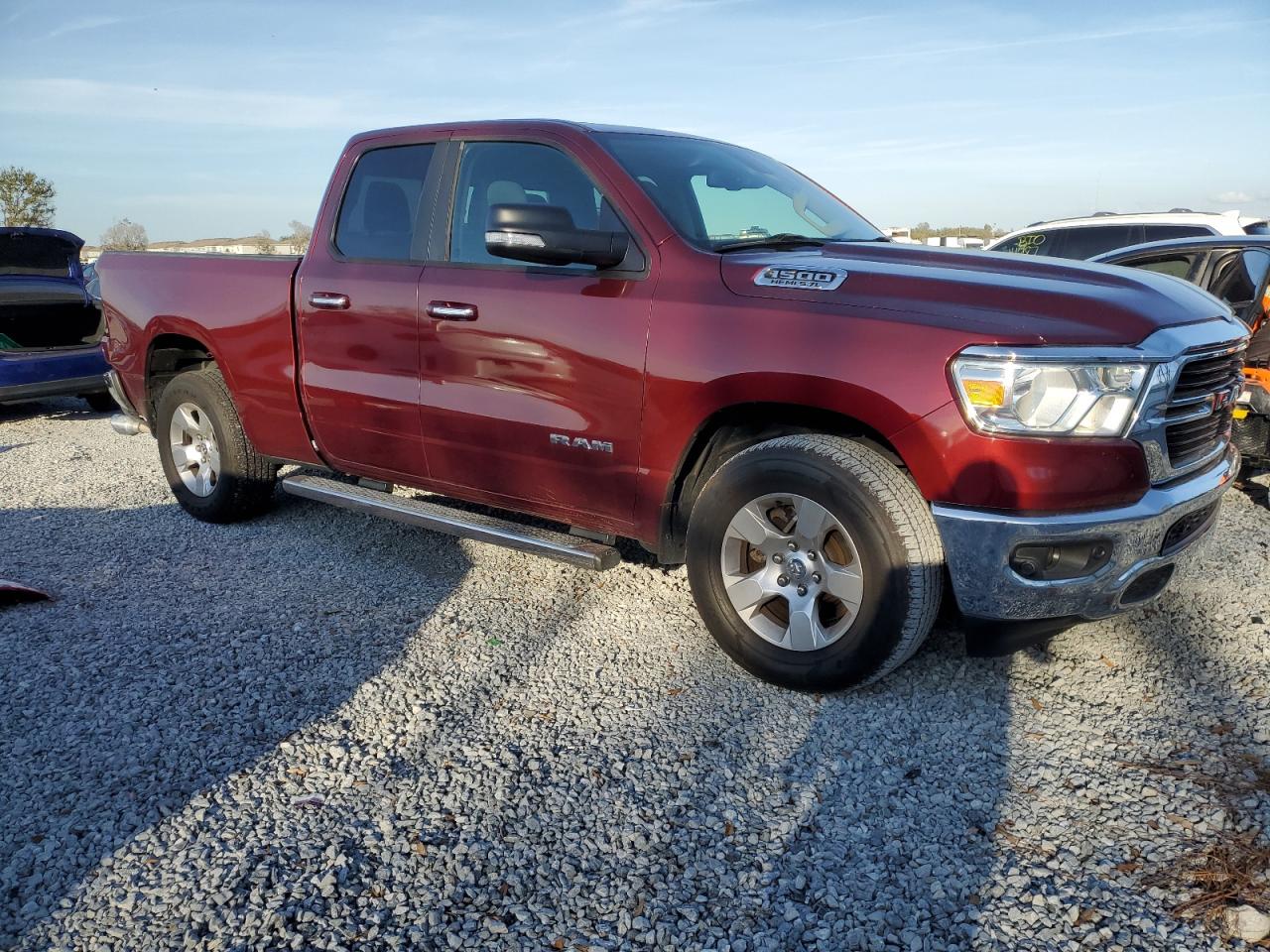 2019 RAM 1500 VIN 1C6RREBT3KN680197 Copart auction photo, rear end damage thumbnail 4