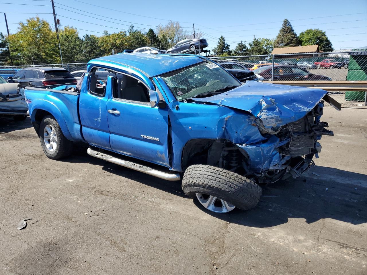 2005 Toyota Tacoma VIN 5TEUU42N75Z012109 Copart auction photo, all over damage thumbnail 4