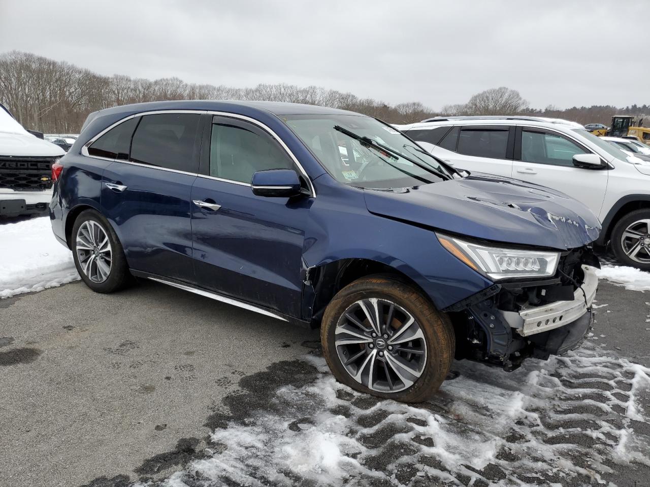 2020 Acura MDX VIN 5J8YD4H55LL010851 Copart auction photo, all over damage thumbnail 4