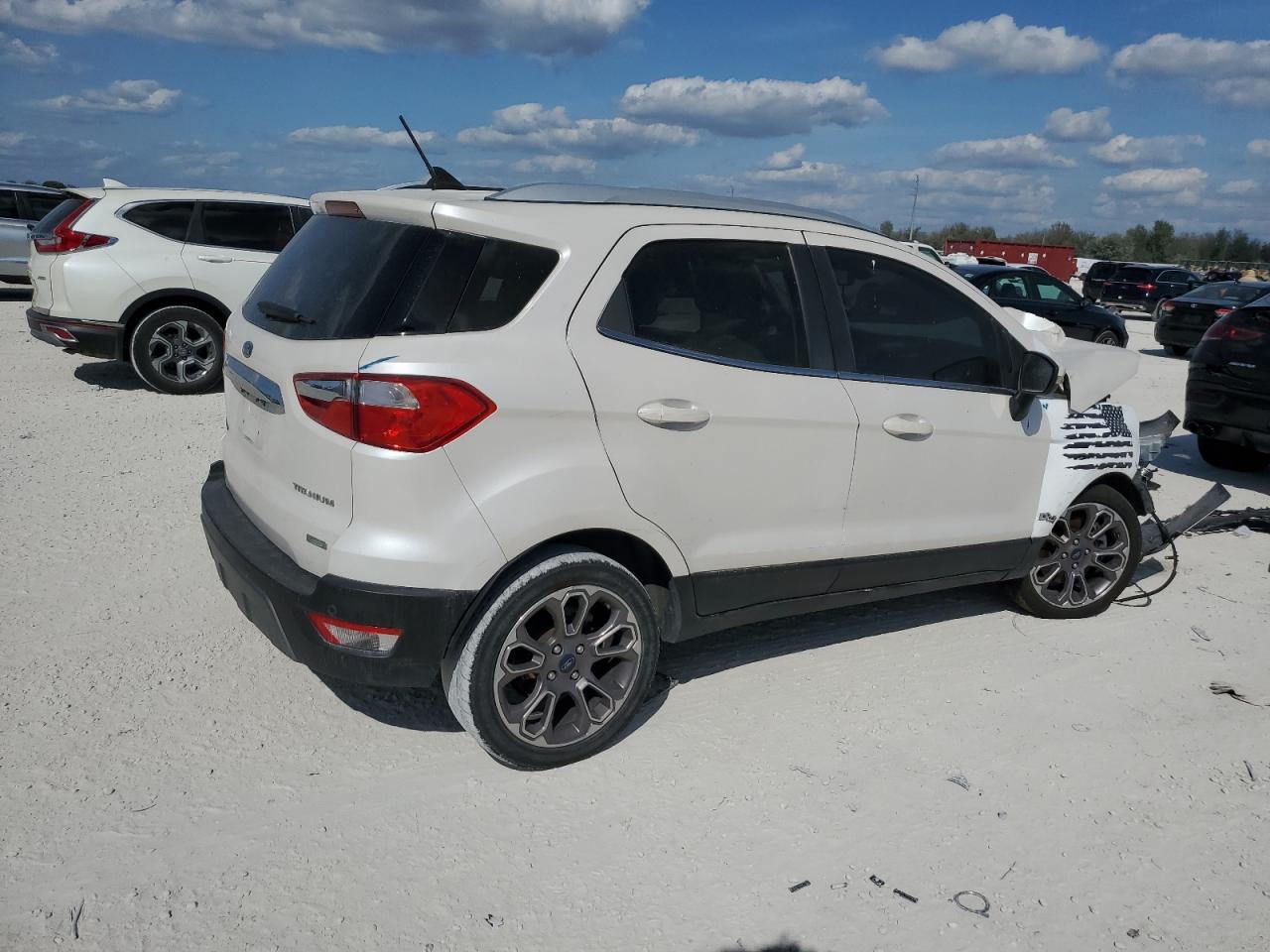 2019 Ford EcoSport VIN MAJ3S2KE7KC297903 Copart auction photo, front end damage thumbnail 3