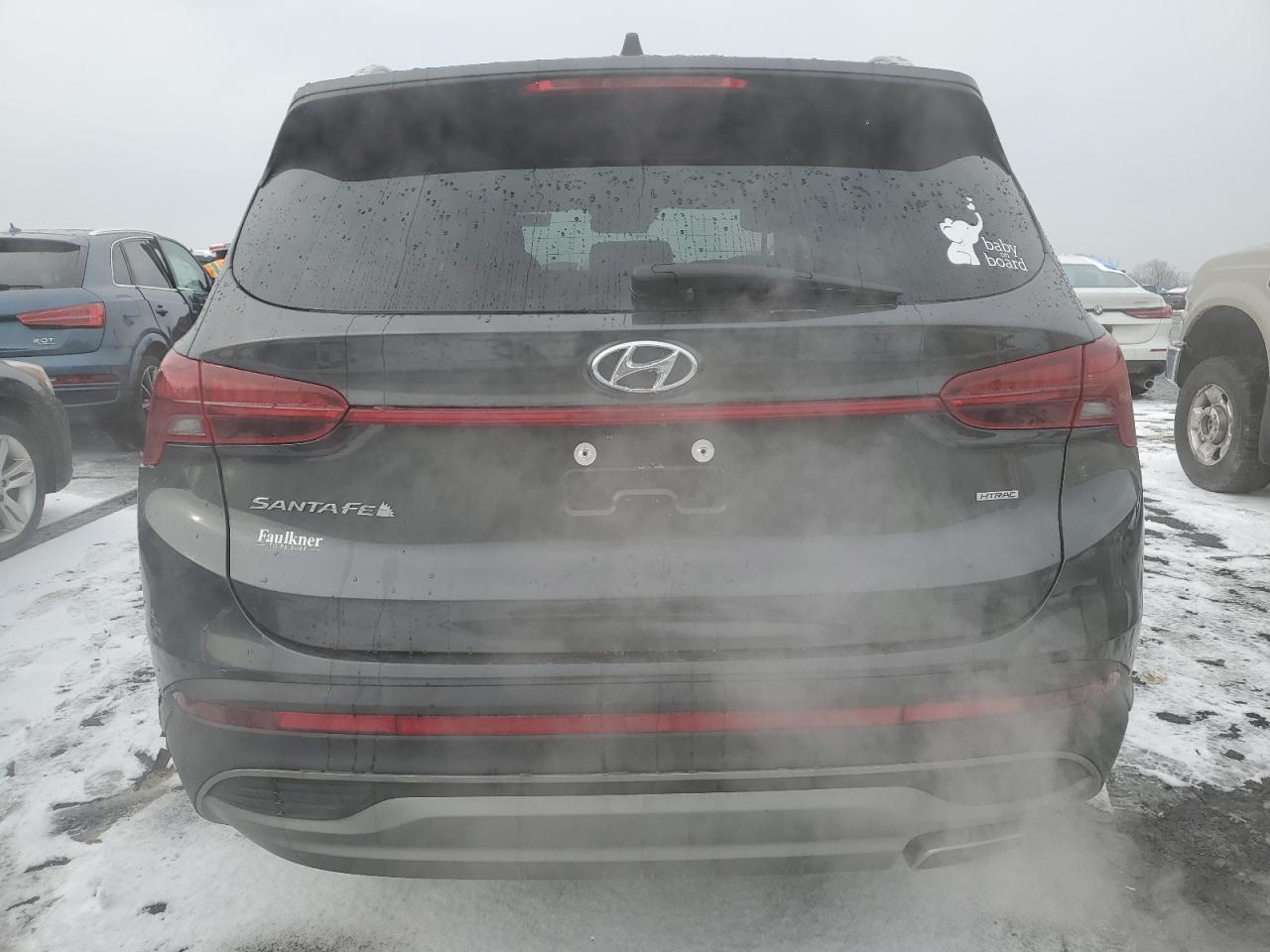2023 Hyundai Santa Fe VIN 5NMS2DAJ7PH612286 Copart auction photo, rear end / undercarriage damage thumbnail 6