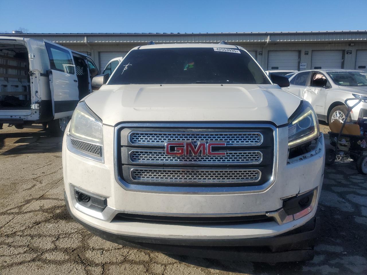 2014 GMC Acadia VIN 1GKKRNEDXEJ173540 Copart auction photo, front end damage thumbnail 5