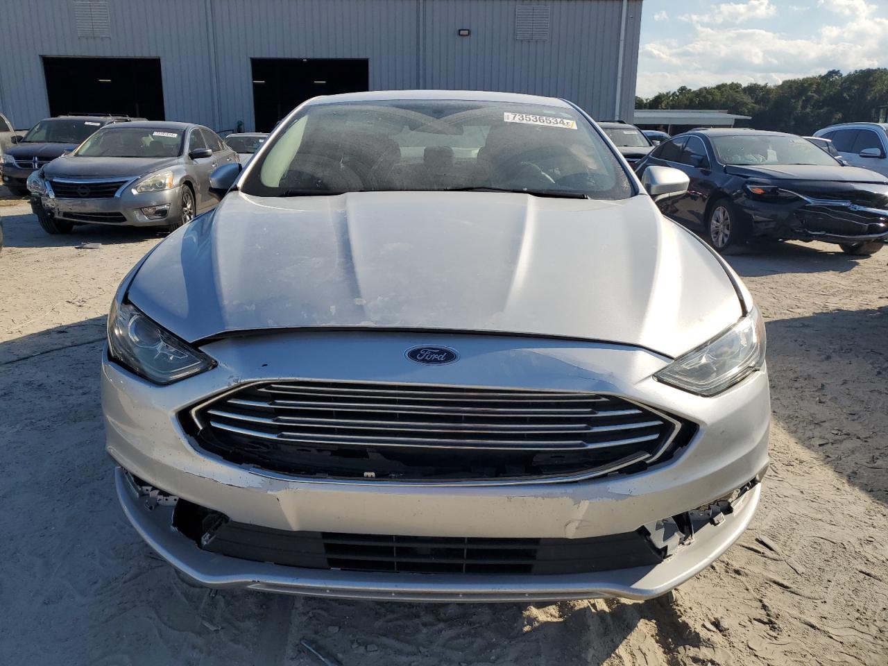 2017 Ford Fusion VIN 3FA6P0H79HR212355 Copart auction photo, front end / rear end damage thumbnail 5