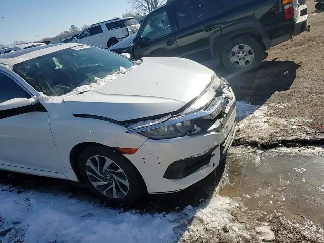 2017 Honda Civic VIN 2HGFC2F76HH553052 Copart auction photo, front end / side damage thumbnail 11