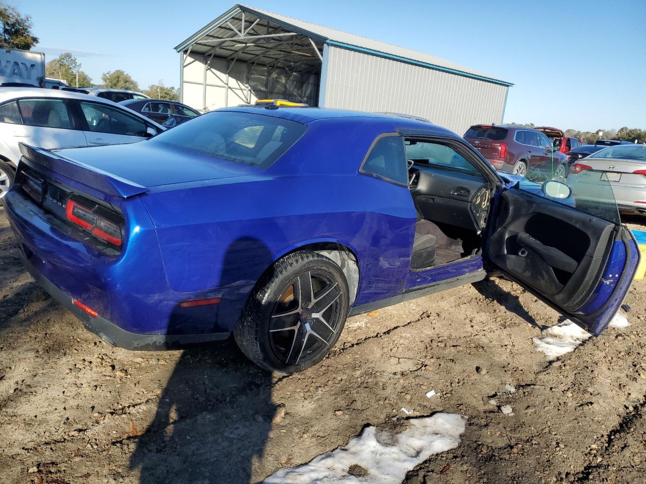 2018 Dodge Challenger VIN 2C3CDZAG3JH199922 Copart auction photo, side damage thumbnail 3