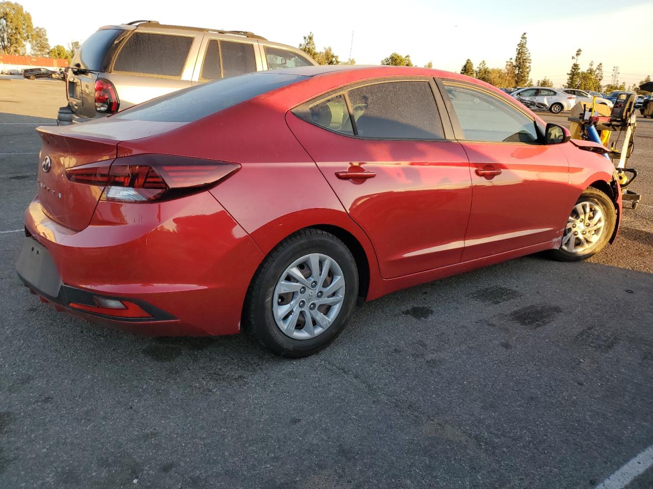 2020 Hyundai Elantra VIN 5NPD74LF2LH622532 Copart auction photo, all over / undercarriage damage thumbnail 3