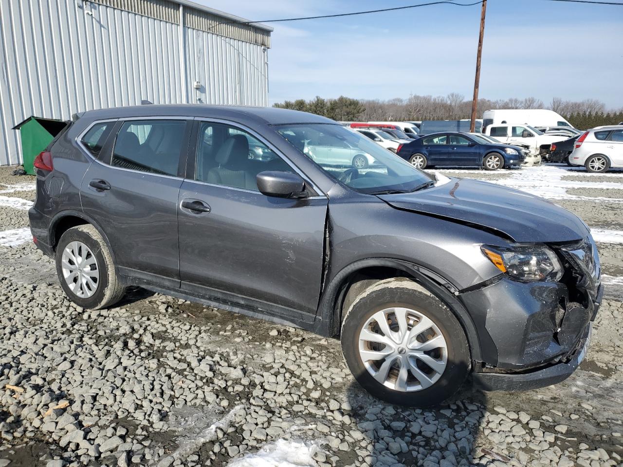 2020 Nissan Rogue VIN KNMAT2MV1LP540983 Copart auction photo, front end / side damage thumbnail 4