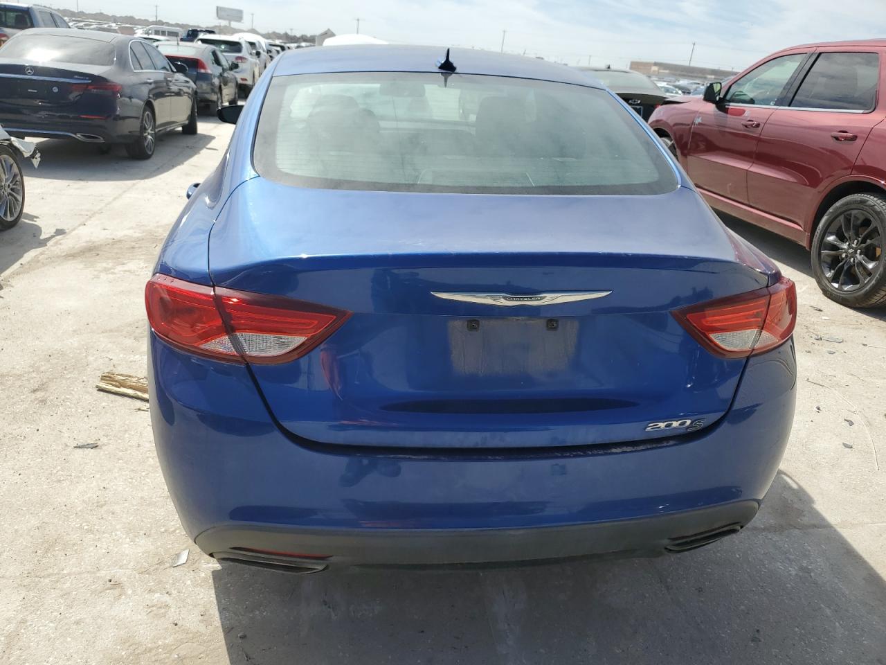 2016 Chrysler 200 VIN 1C3CCCBB9GN178396 Copart auction photo, side damage thumbnail 6