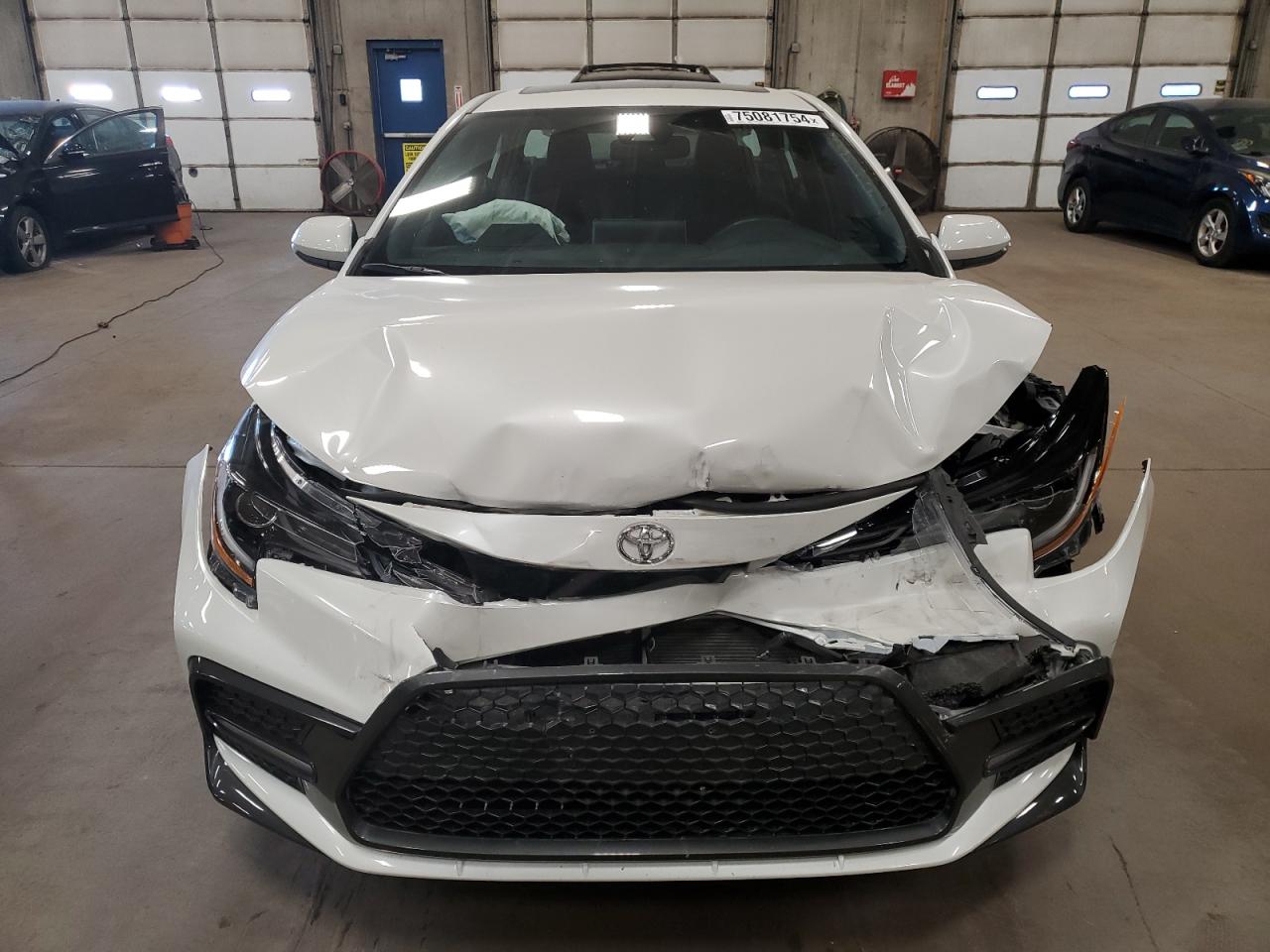 2020 Toyota Corolla VIN 5YFP4RCE2LP022347 Copart auction photo, front end damage thumbnail 5