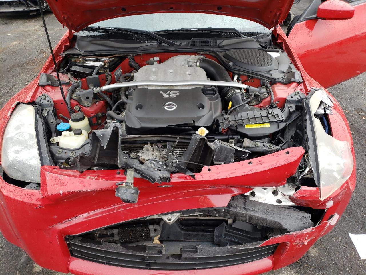 2004 Nissan 350Z VIN JN1AZ36A44T011411 Copart auction photo, front end damage thumbnail 11