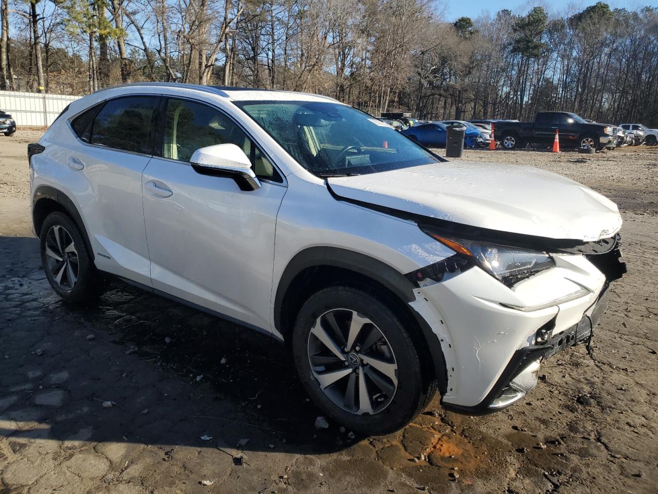 2020 Lexus NX VIN JTJGJRDZ2L5005343 Copart auction photo, front end damage thumbnail 4