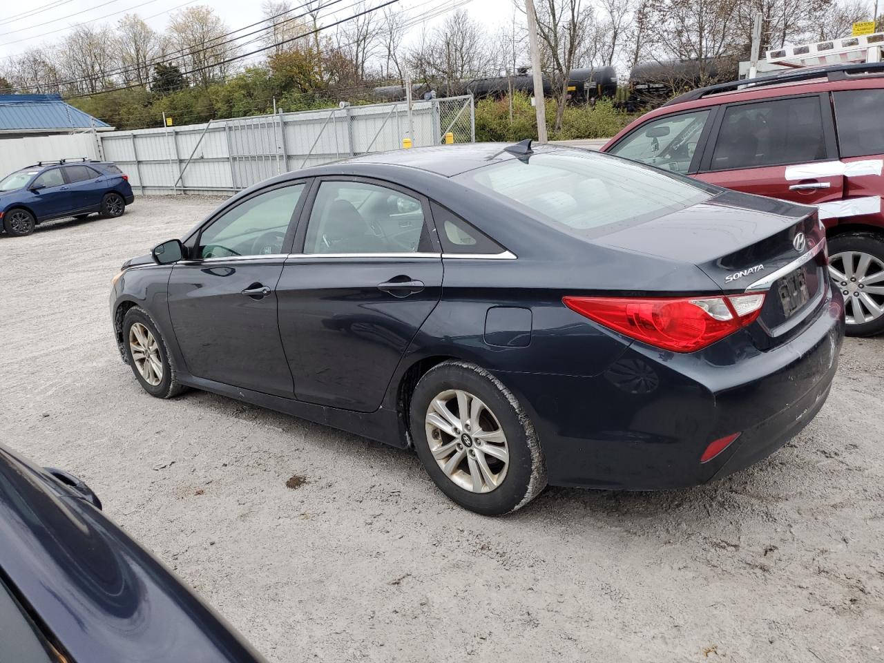 2014 Hyundai Sonata VIN 5NPEB4AC6EH936697 Copart auction photo, vandalism / minor dent/scratches damage thumbnail 2