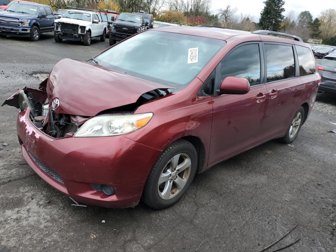 2013 Toyota Sienna VIN 5TDKK3DC9DS326729