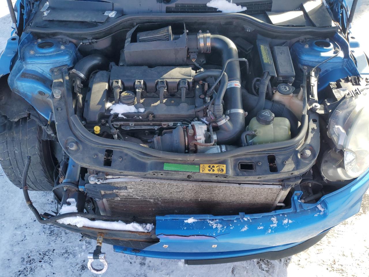 2007 MINI Cooper VIN WMWMF73507TT81807 Copart auction photo, front end / mechanical damage thumbnail 11