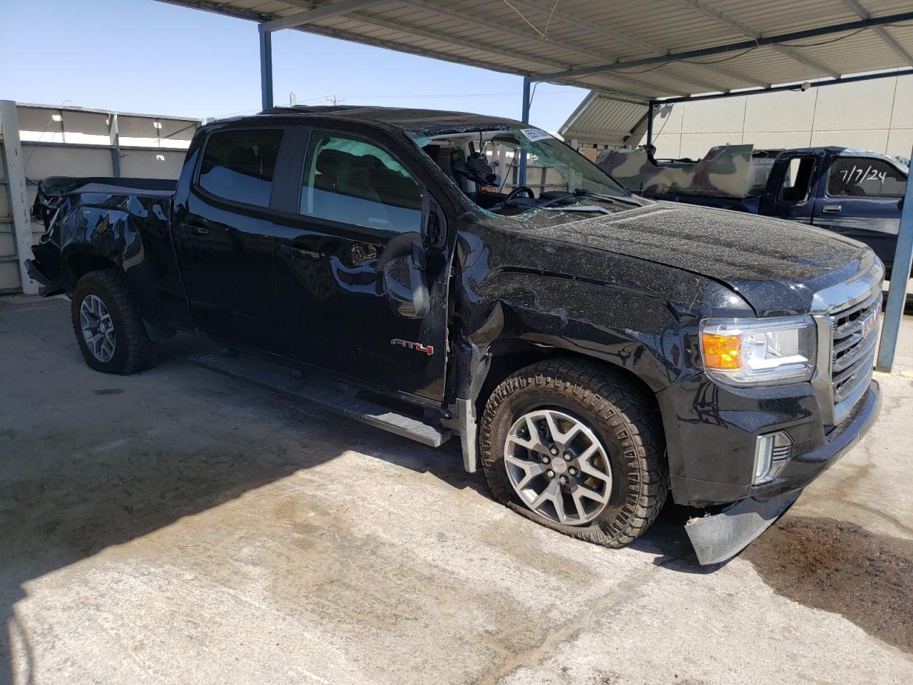 2021 GMC Canyon VIN 1GTG6FEN0M1273816 Copart auction photo, all over / mechanical damage thumbnail 4