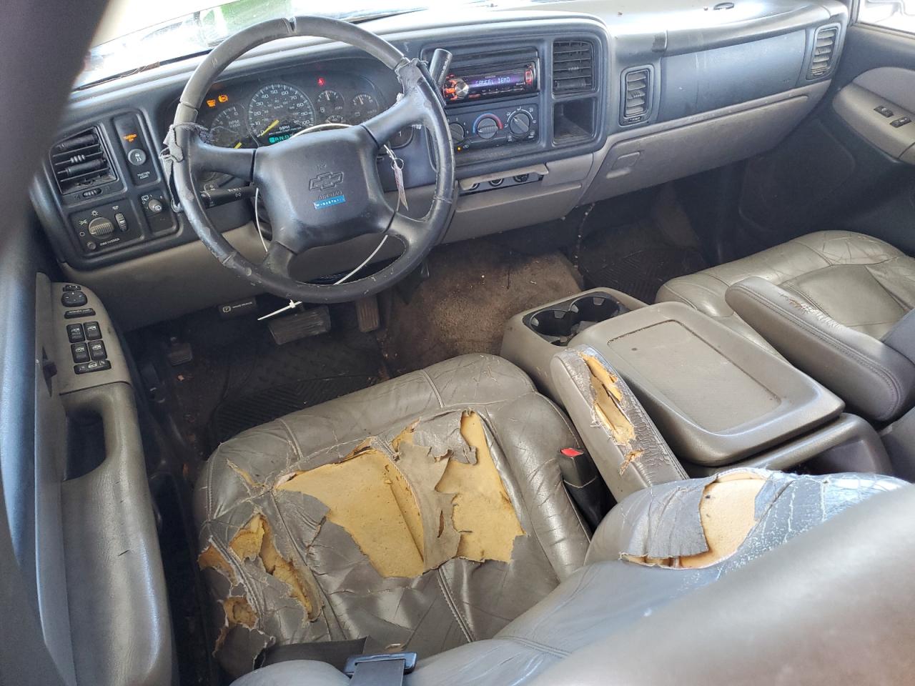 2001 Chevrolet Tahoe VIN 1GNEC13T61R150725 Copart auction photo, burn damage thumbnail 8