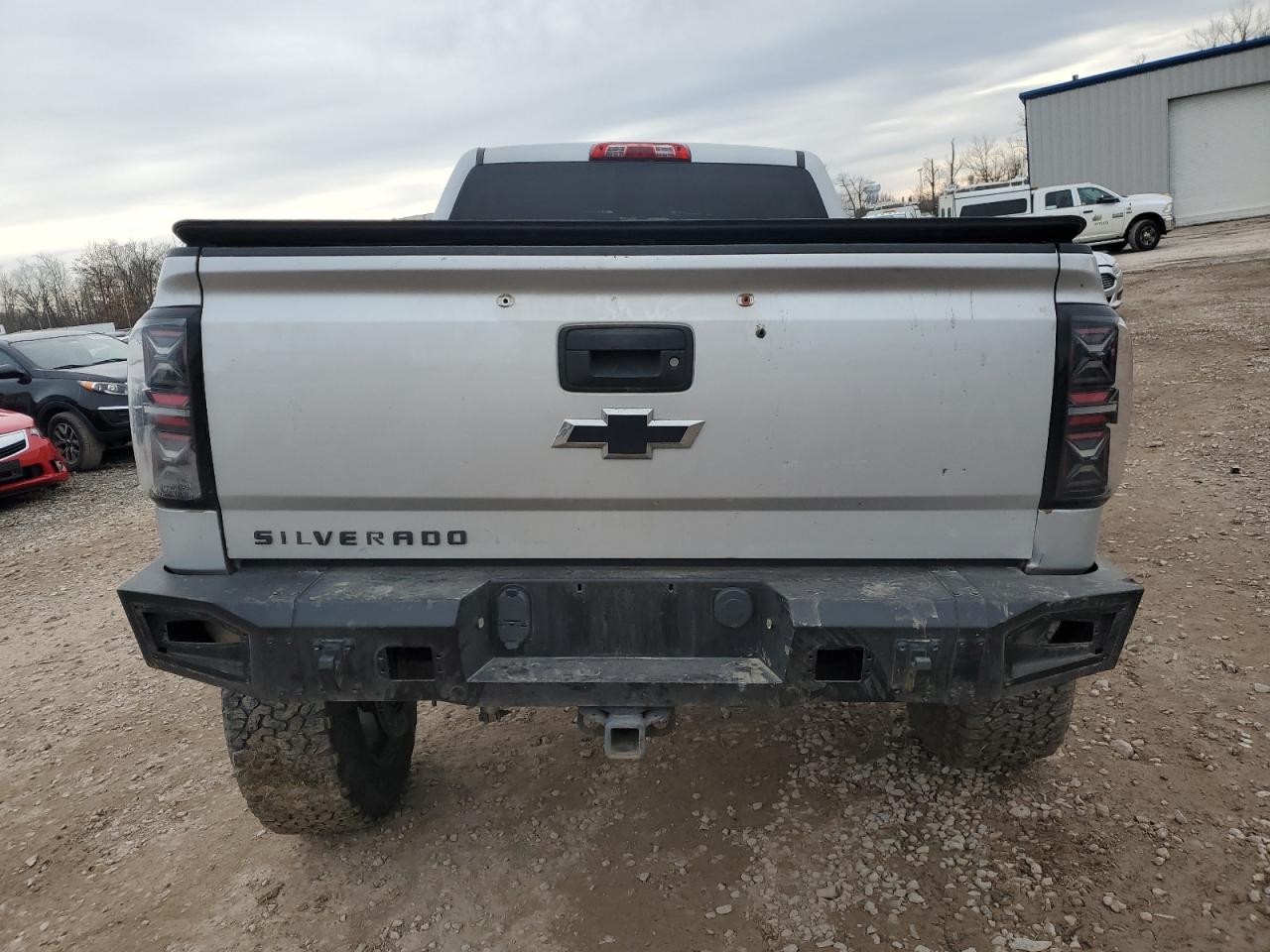 2016 Chevrolet Silverado VIN 1GCVKPEC7GZ321454 Copart auction photo, front end / side damage thumbnail 6