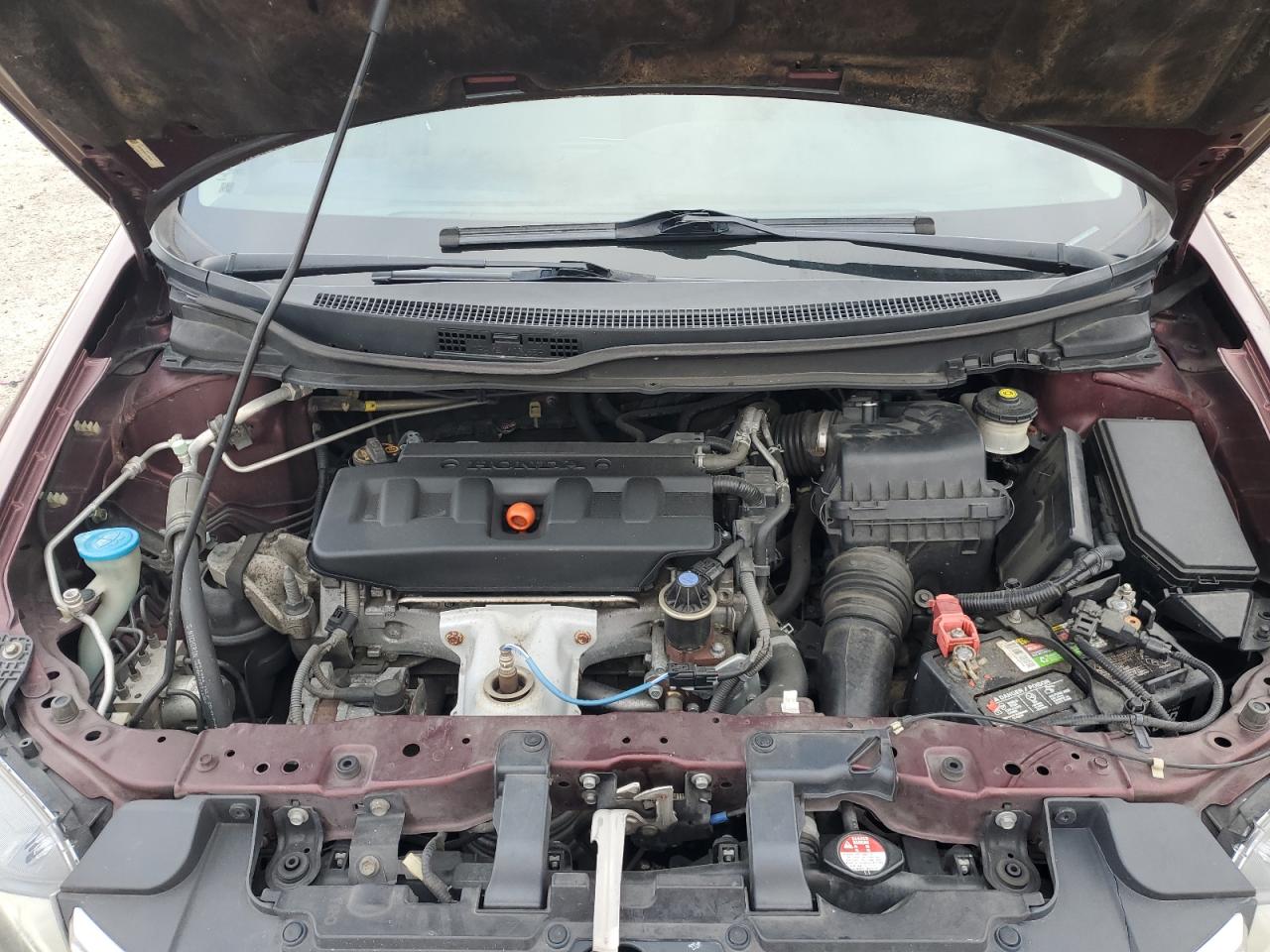 2012 Honda Civic VIN 19XFB2F58CE384401 Copart auction photo, rear end damage thumbnail 13