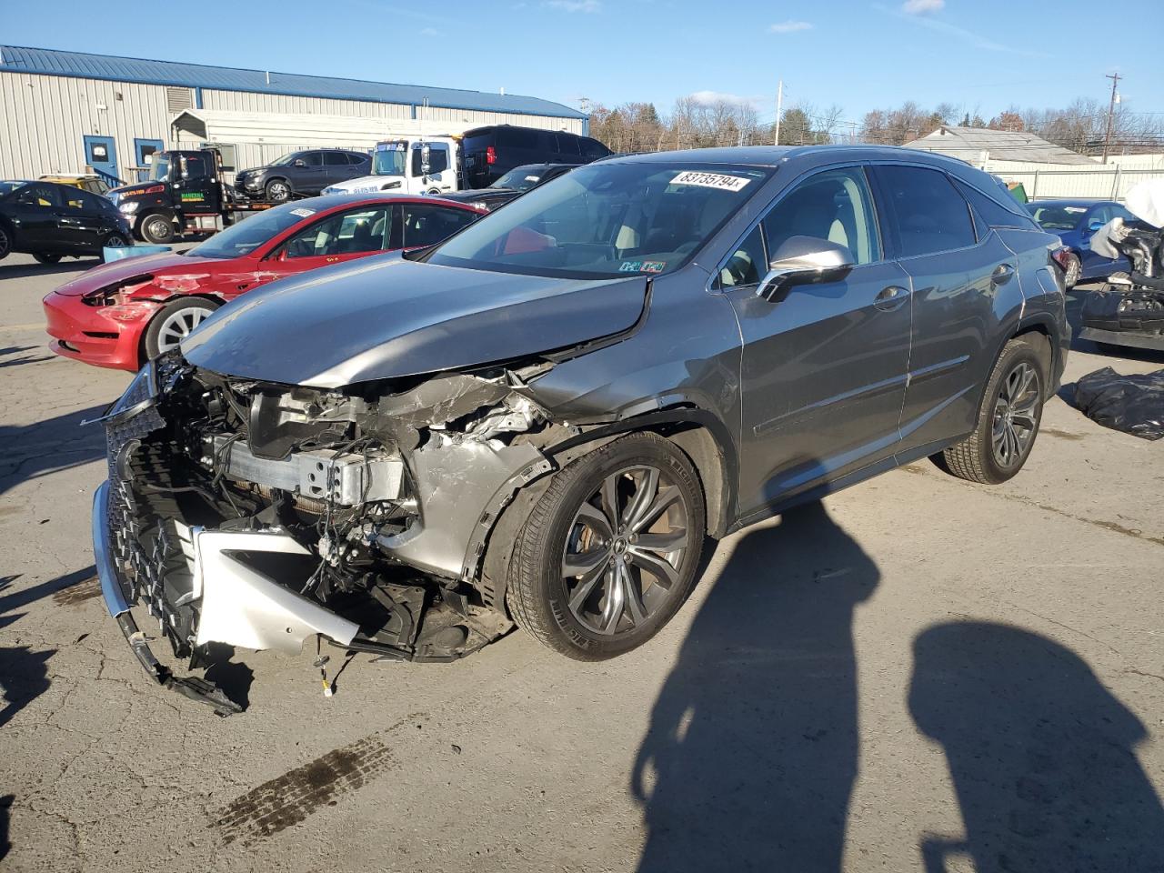 2022 Lexus RX VIN 2T2HZMDA3NC313524