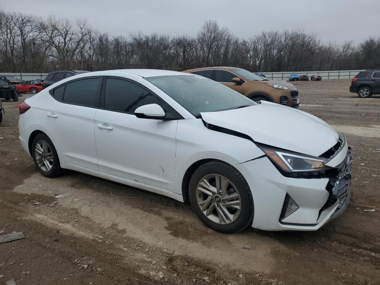 2019 Hyundai Elantra VIN 5NPD84LF8KH425148 Copart auction photo, front end / minor dent/scratches damage thumbnail 4