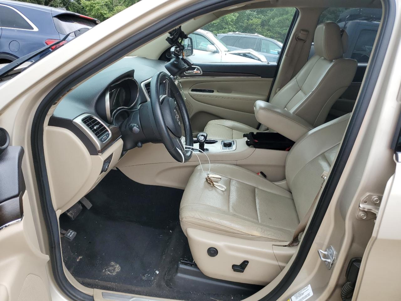 2014 Jeep Grand Cherokee VIN 1C4RJFBM8EC448919 Copart auction photo, mechanical / front end damage thumbnail 7