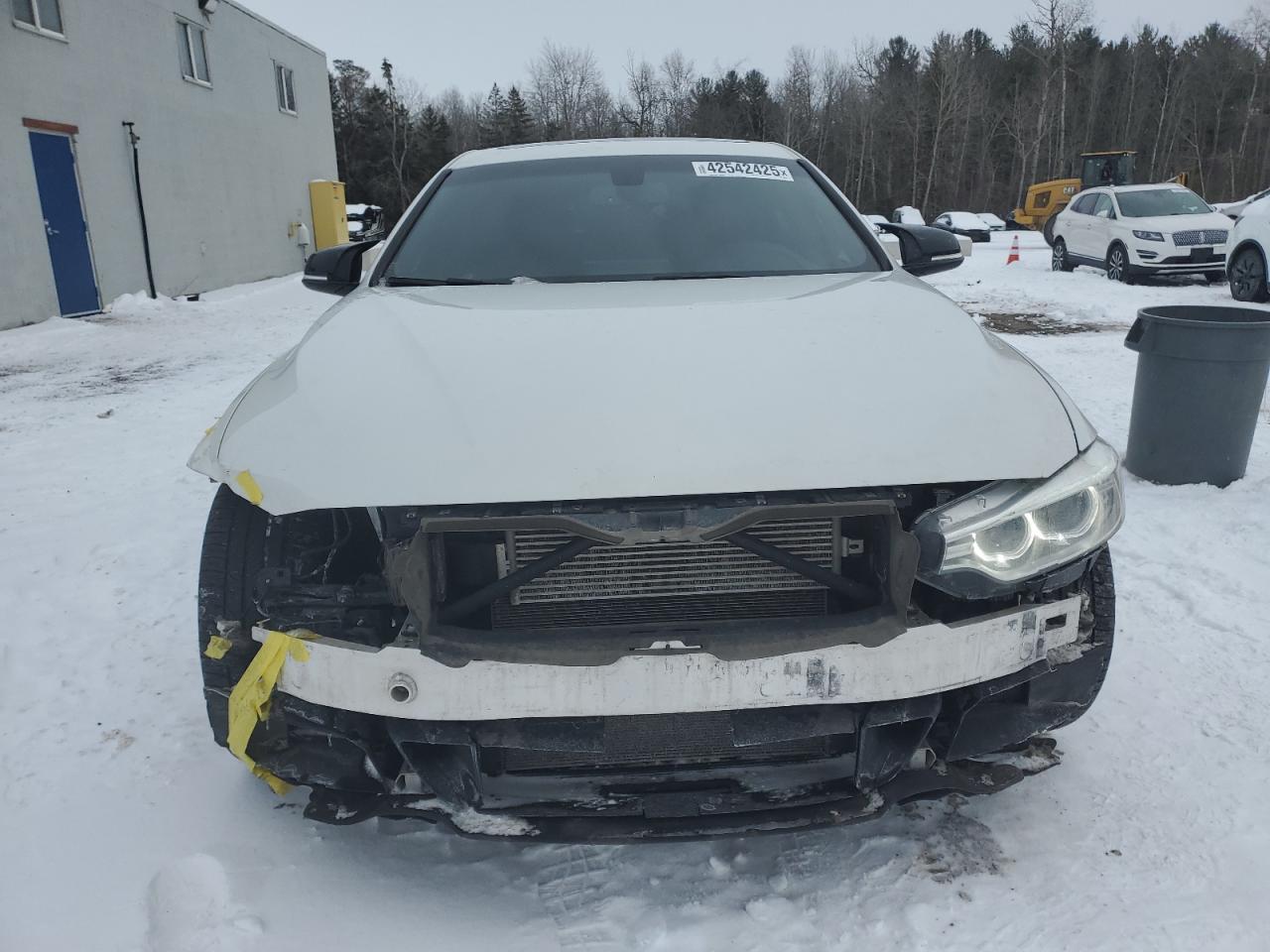 2017 BMW 4er VIN WBA4E5C52HG188916 Copart auction photo, front end / side damage thumbnail 5
