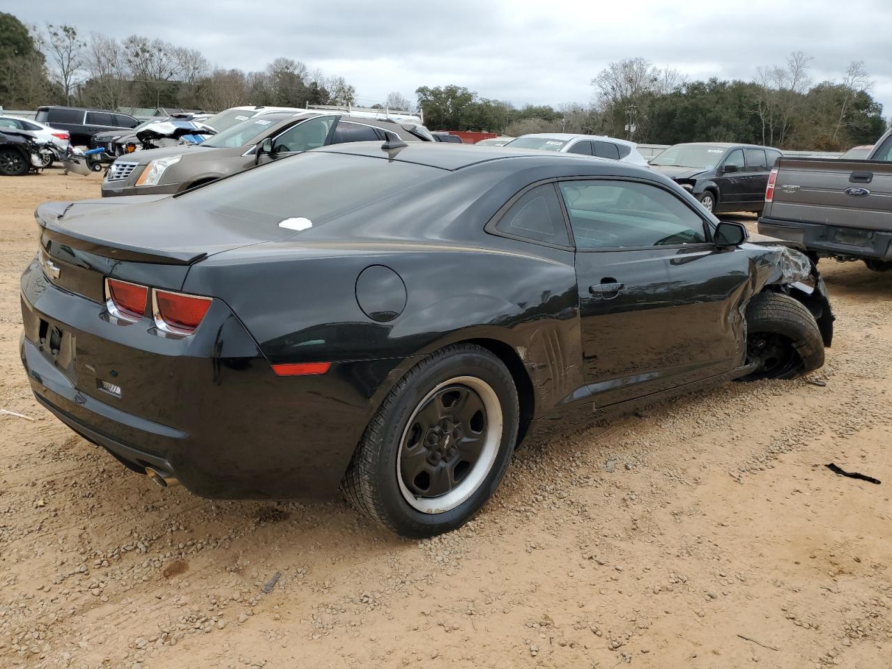 2013 Chevrolet Camaro VIN 2G1FA1E34D9129704 Copart auction photo, front end damage thumbnail 3