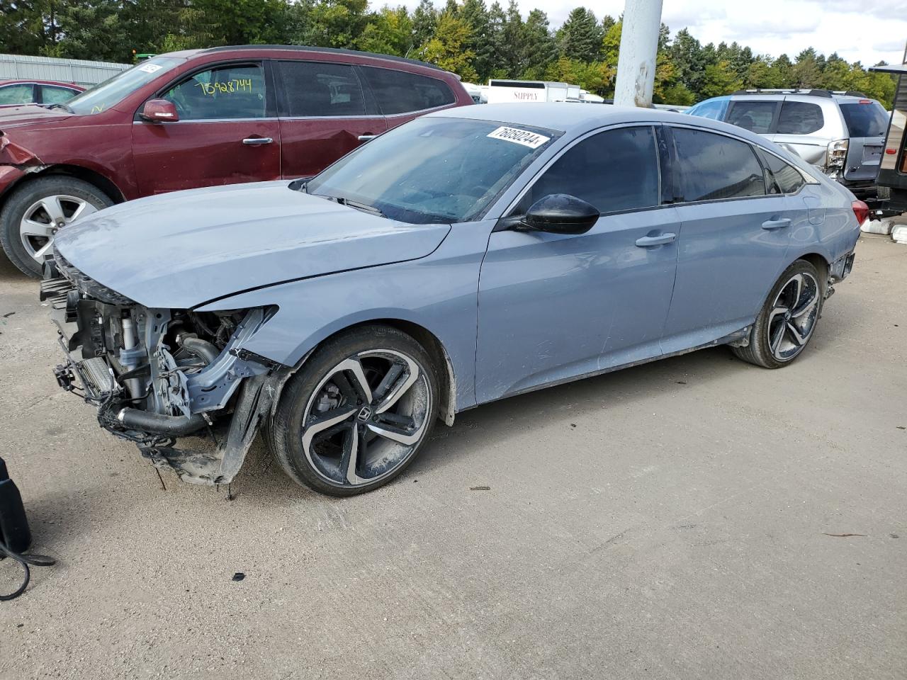 2022 Honda Accord VIN 1HGCV1F30NA051412