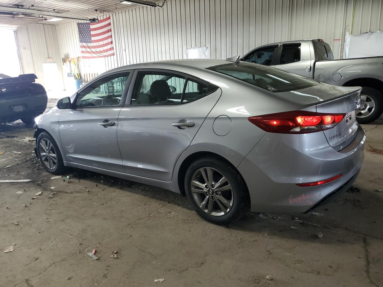 2017 Hyundai Elantra VIN 5NPD84LF4HH097316 Copart auction photo, front end / rear end damage thumbnail 2