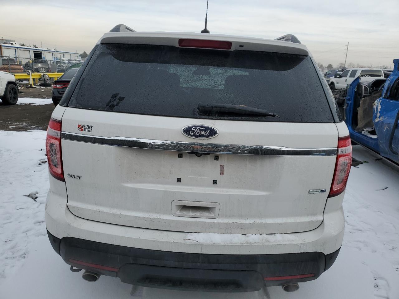 2015 Ford Explorer VIN 1FM5K8D80FGA93712 Copart auction photo, side damage thumbnail 6