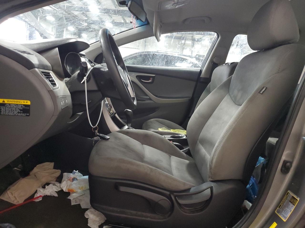 2012 Hyundai Elantra VIN 5NPDH4AE9CH127252 Copart auction photo, front end damage thumbnail 7