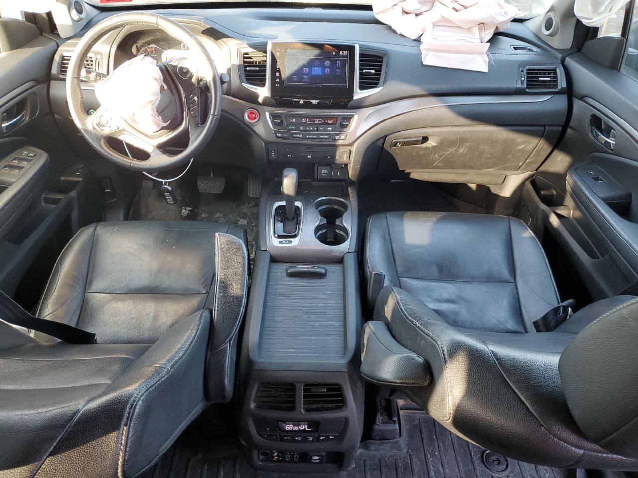 2017 Honda Pilot VIN 5FNYF6H80HB065281 Copart auction photo, front end / side damage thumbnail 8