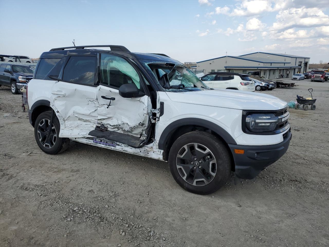 2021 Ford Bronco VIN 3FMCR9C61MRA01912 Copart auction photo, rollover damage thumbnail 4