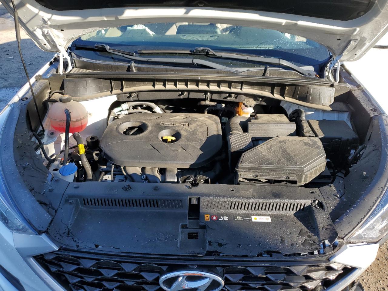 2021 Hyundai Tucson VIN KM8J33A49MU343060 Copart auction photo, front end damage thumbnail 12