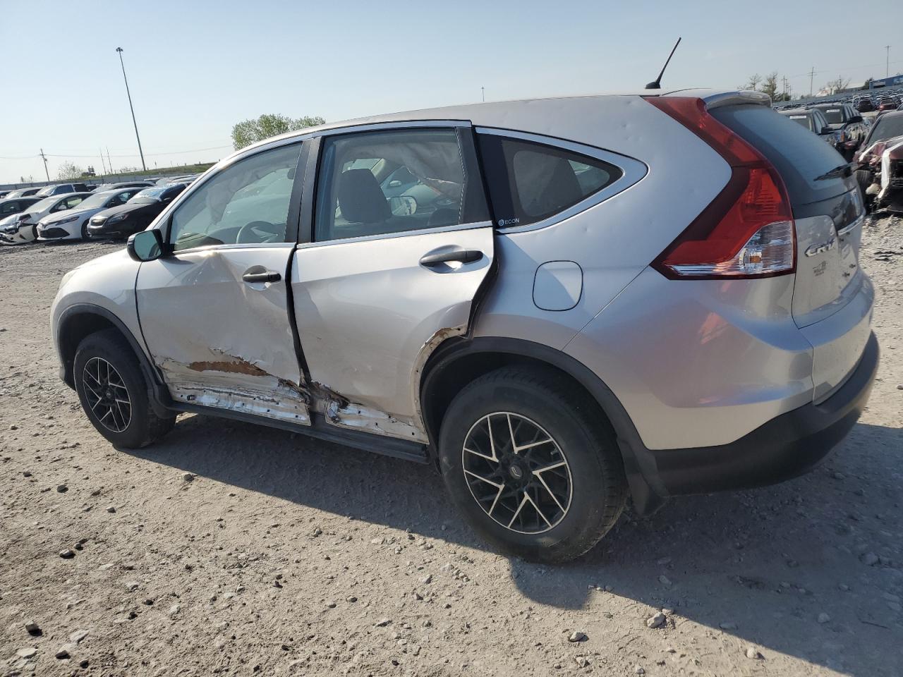 2012 Honda CR-V VIN 5J6RM4H37CL017862 Copart auction photo, side / hail damage thumbnail 2