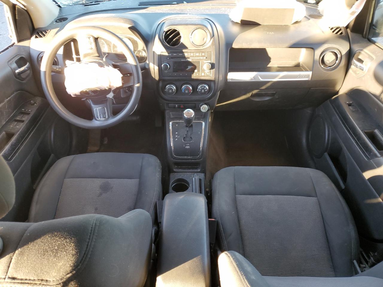 2014 Jeep Compass VIN 1C4NJDBBXED621576 Copart auction photo, front end / rollover damage thumbnail 8