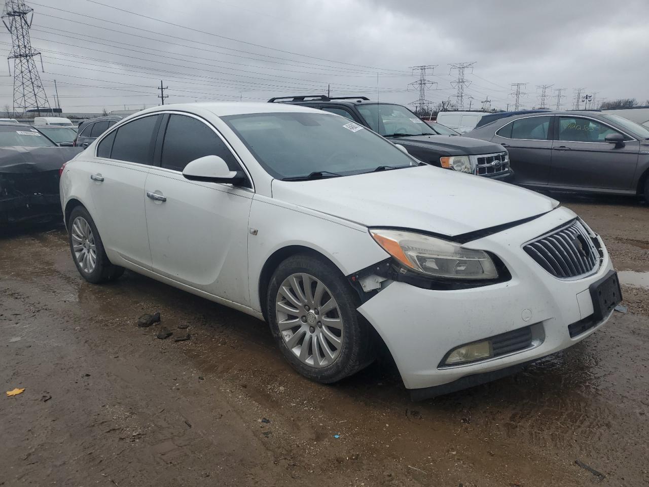 2011 Buick Regal VIN W04GN5EC4B1005144 Copart auction photo, front end / rear end damage thumbnail 4