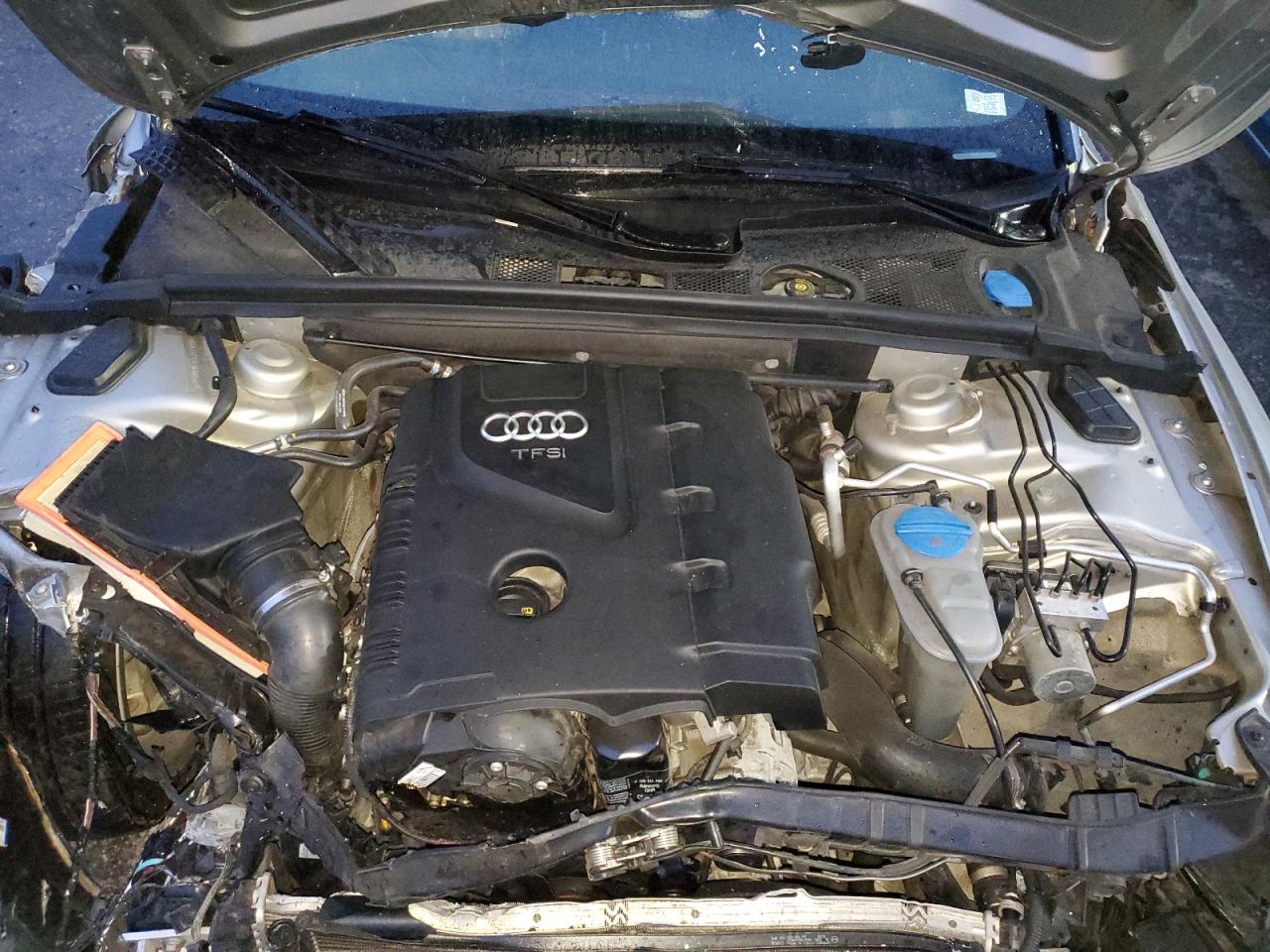 2014 Audi A5 VIN WAULFAFH1EN003947 Copart auction photo, front end damage thumbnail 11