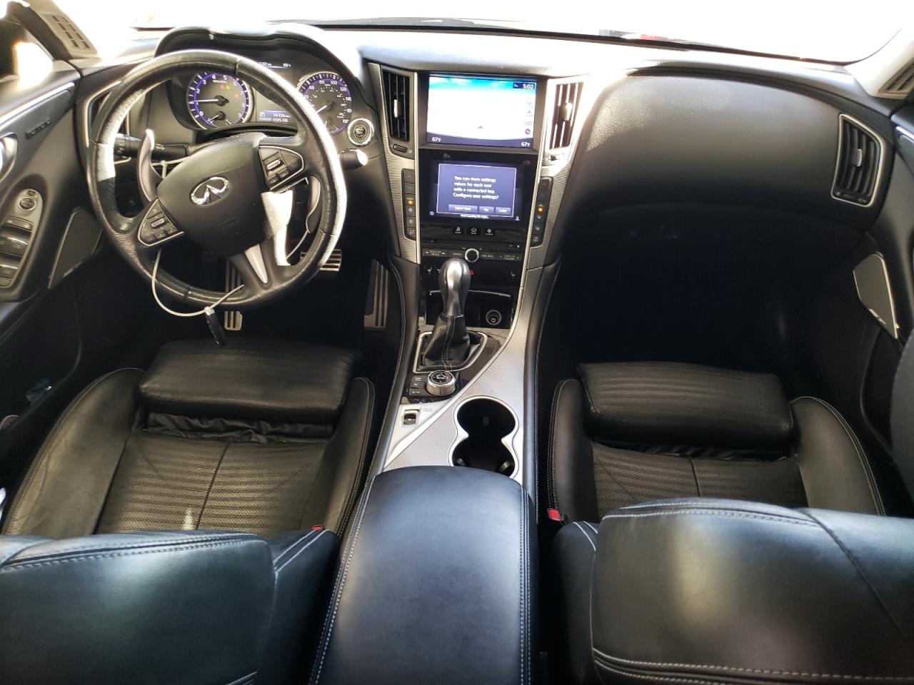 2017 Infiniti Q50 VIN JN1EV7AP7HM732421 Copart auction photo, rear end / undercarriage damage thumbnail 8