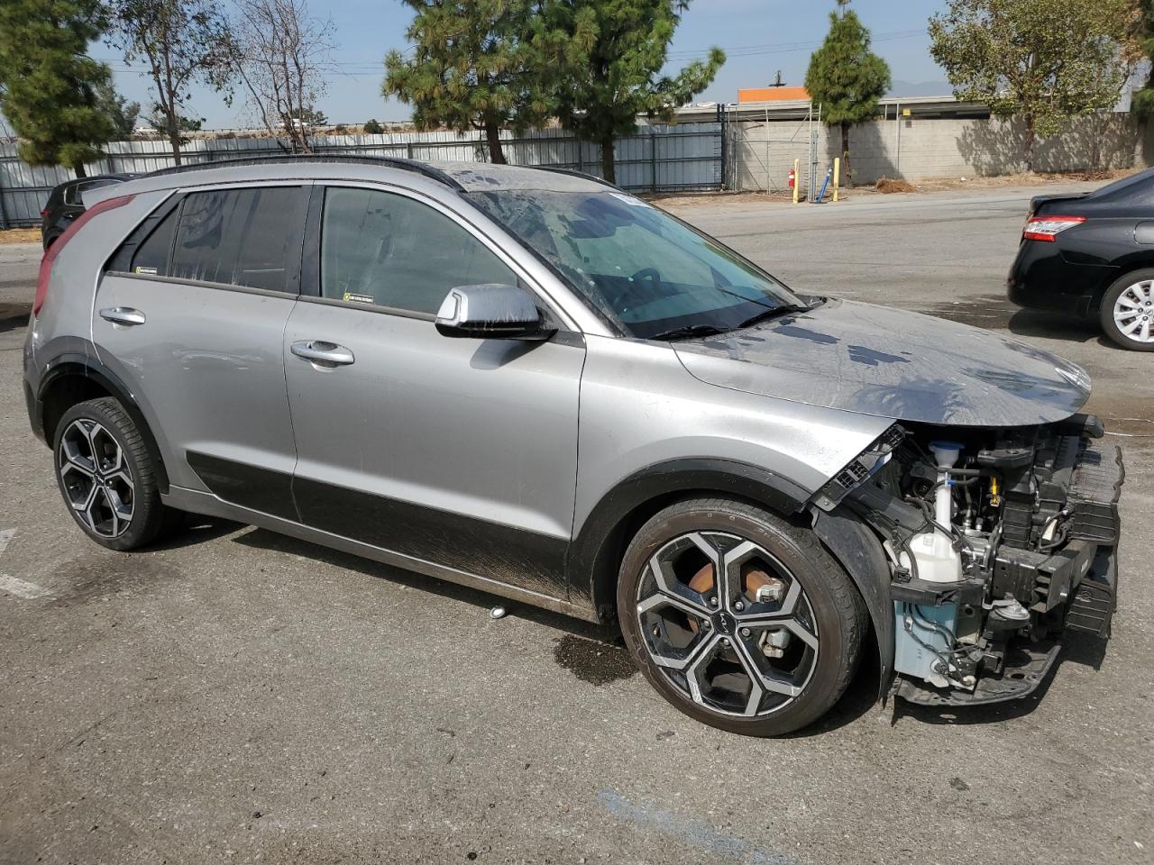2023 KIA Niro VIN KNDCT3LE2P5042275 Copart auction photo, front end / side damage thumbnail 4