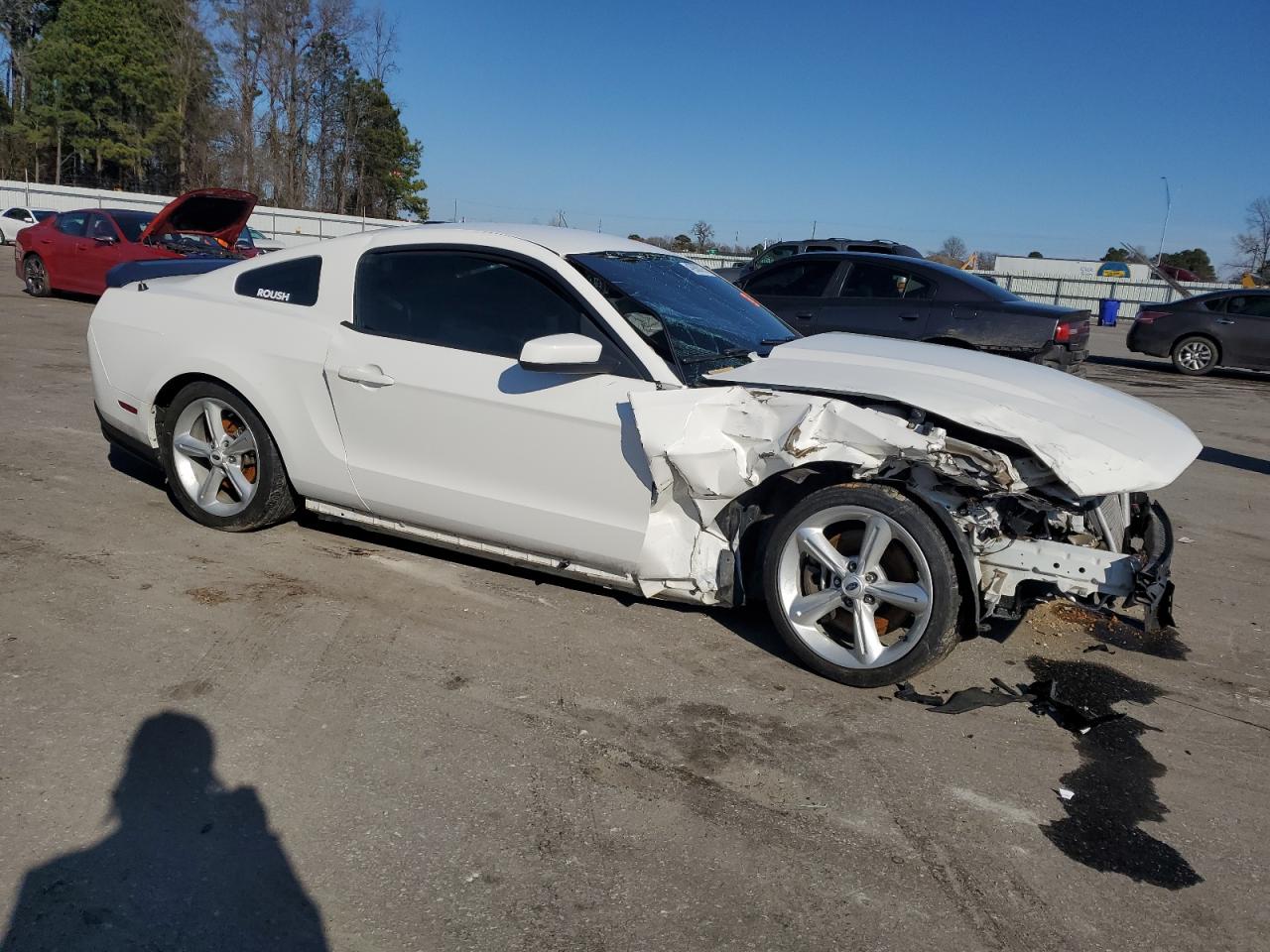 2012 Ford Mustang VIN 1ZVBP8CF8C5265773 Copart auction photo, all over damage thumbnail 4