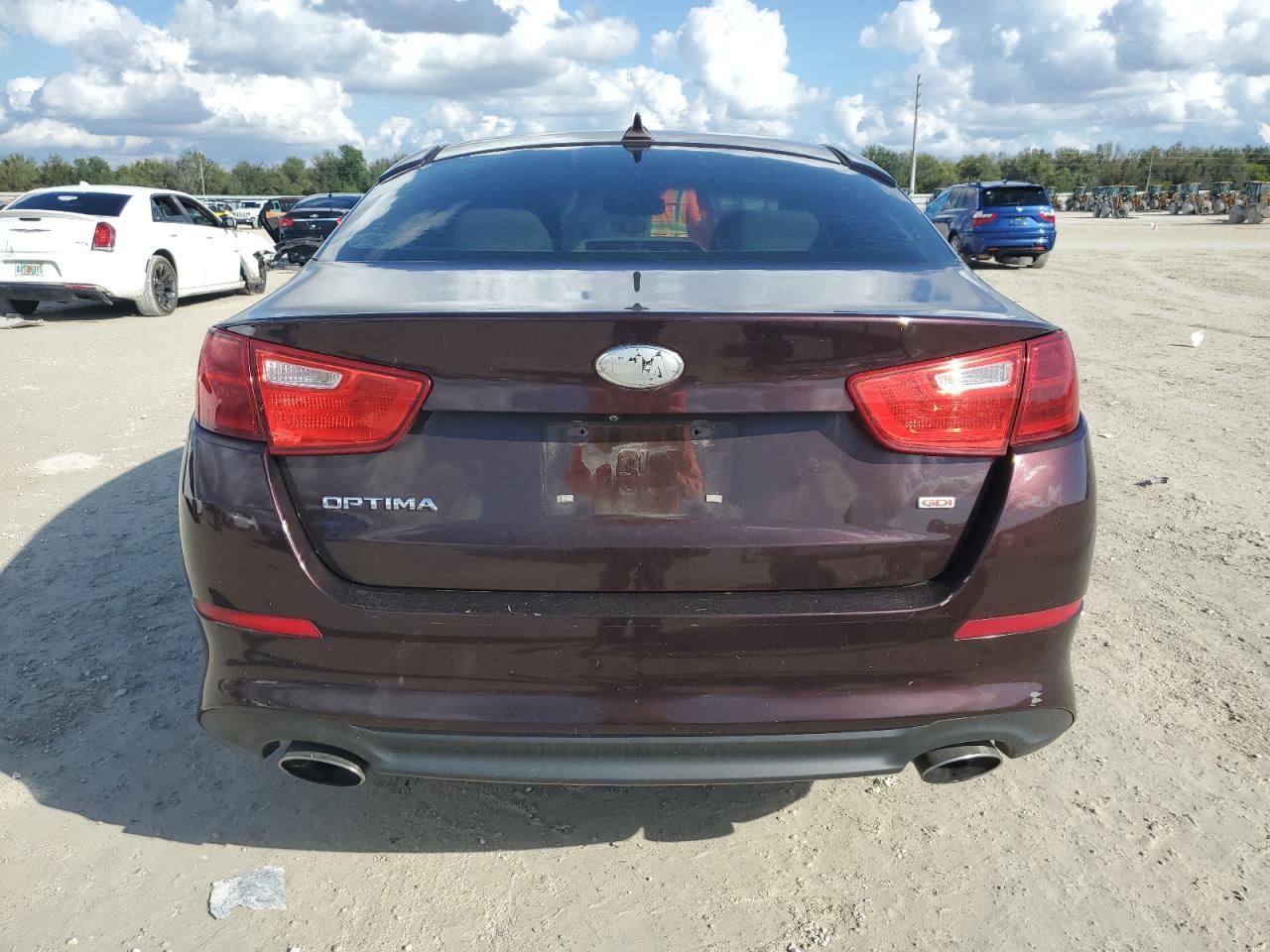 2014 KIA Optima VIN 5XXGM4A77EG321576 Copart auction photo, front end damage thumbnail 6