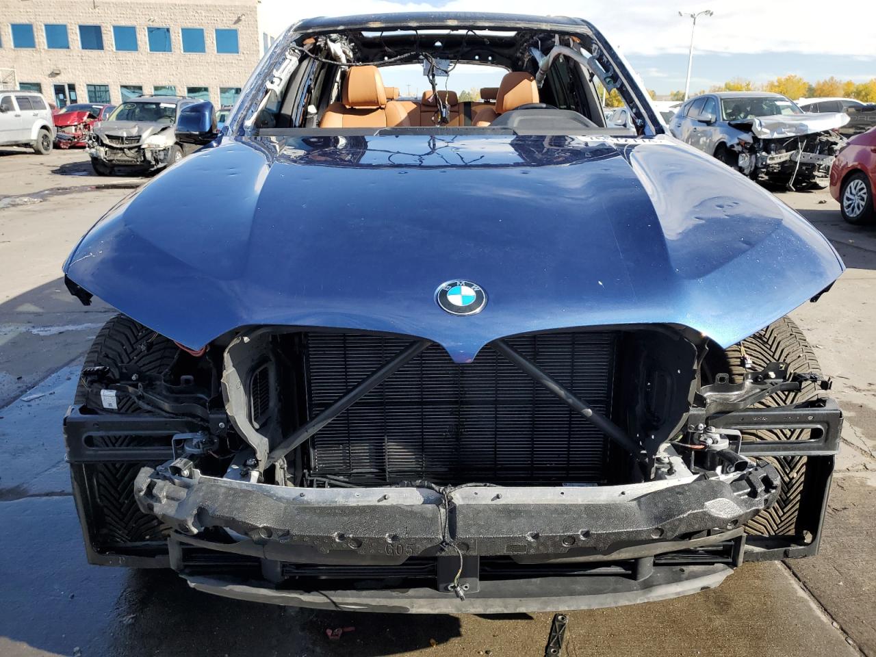 2019 BMW X5 VIN 5UXCR6C57KLL62193 Copart auction photo, side / rear end damage thumbnail 5