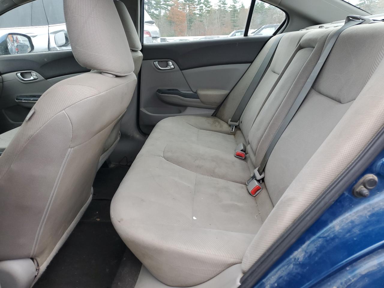 2012 Honda Civic VIN 2HGFB2F89CH536945 Copart auction photo, side / rear end damage thumbnail 10