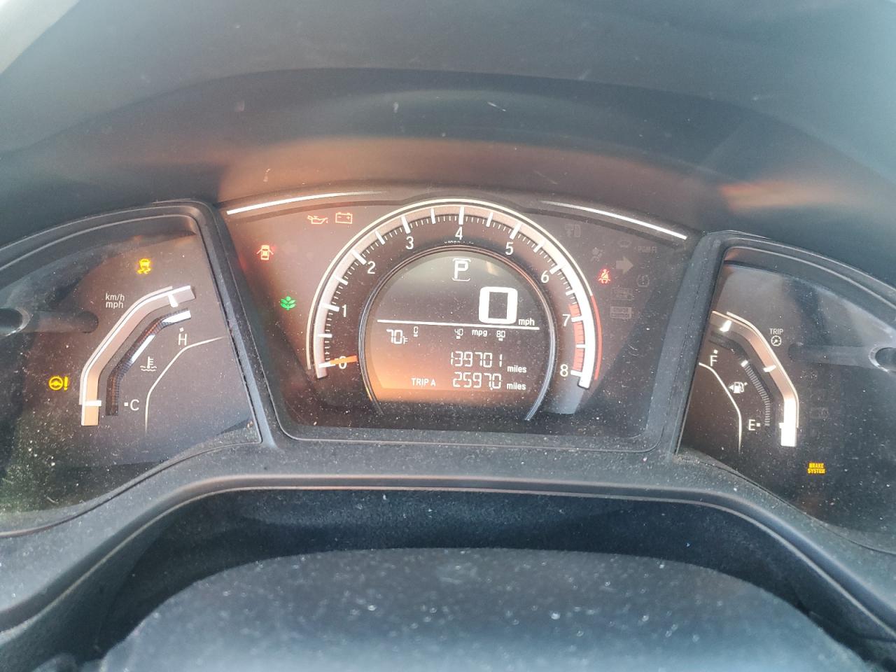 2016 Honda Civic VIN 19XFC2F53GE200288 Copart auction photo, front end / side damage thumbnail 9